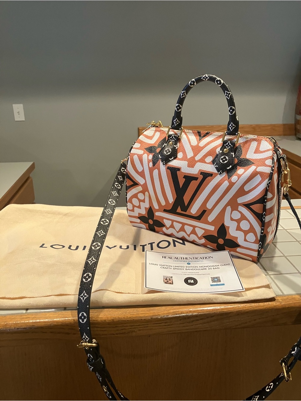 Louis Vuitton Monogram Speedy Bandoulière Satchel LIMITED EDITION NWOT
